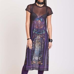 Midnight Hour Mesh Bat Tunic 🦇XL